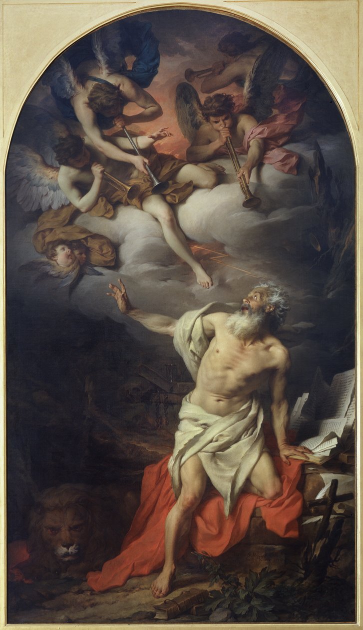 Szent Jeromos látomása alkotó: Pierre Subleyras