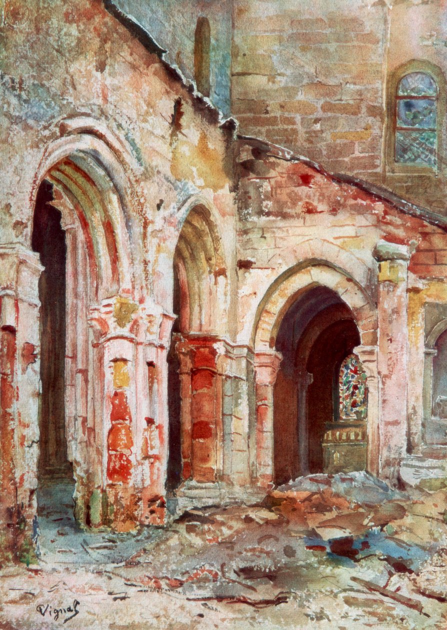 Sermaize temploma, 1914, 1926. alkotó: Pierre Vignal