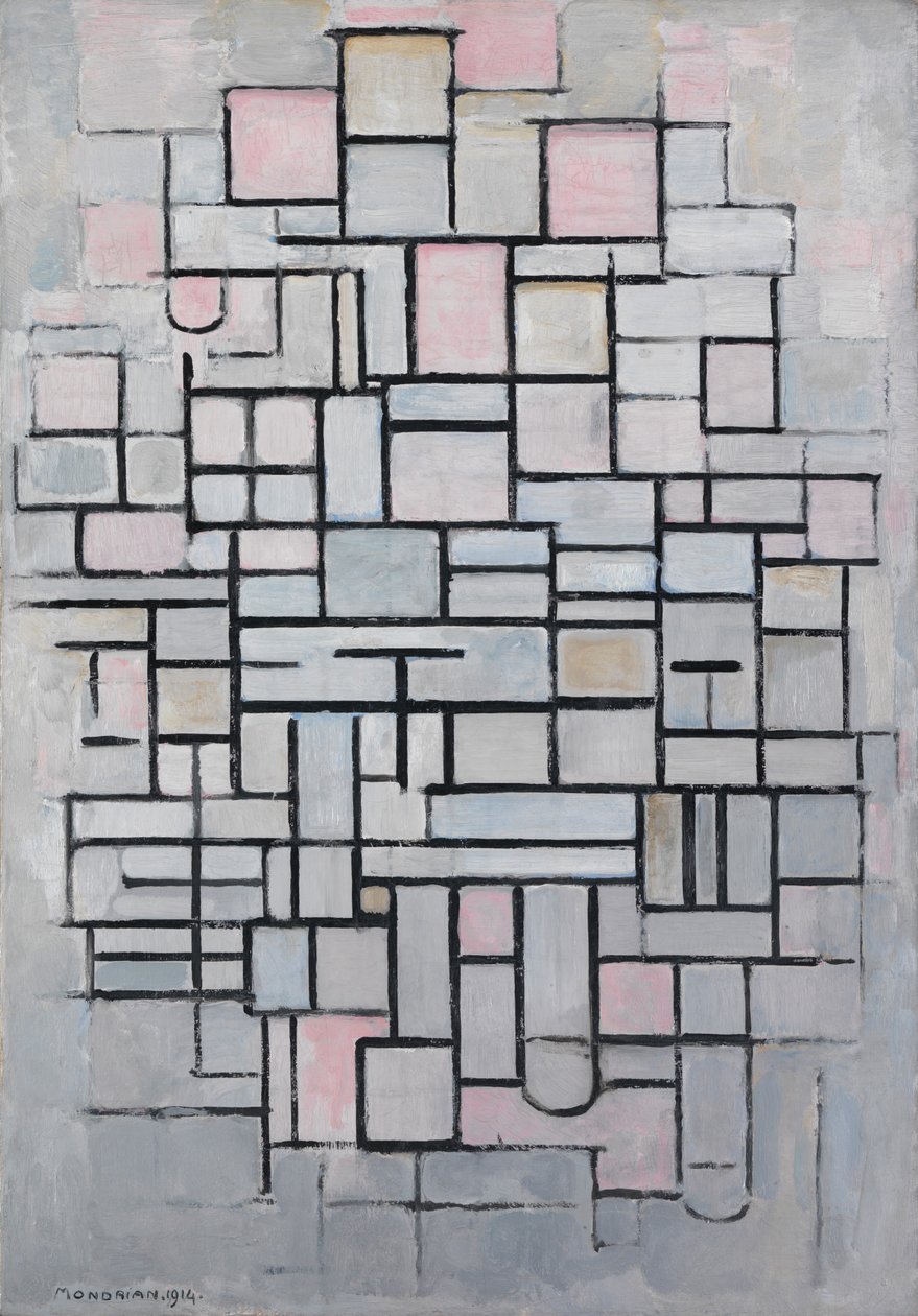 Összetétel IV alkotó: Piet Mondrian