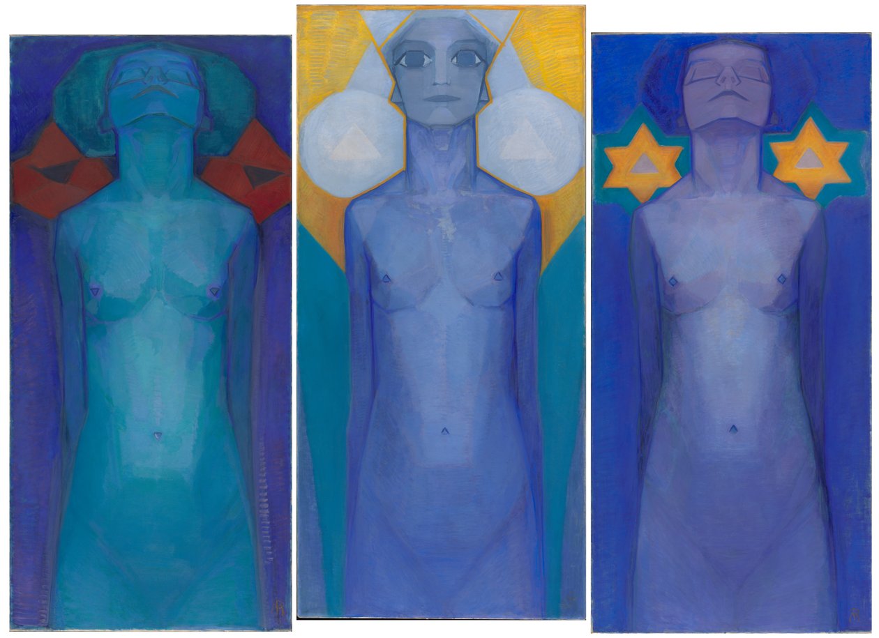 Evolúció, 1911 körül alkotó: Piet Mondrian