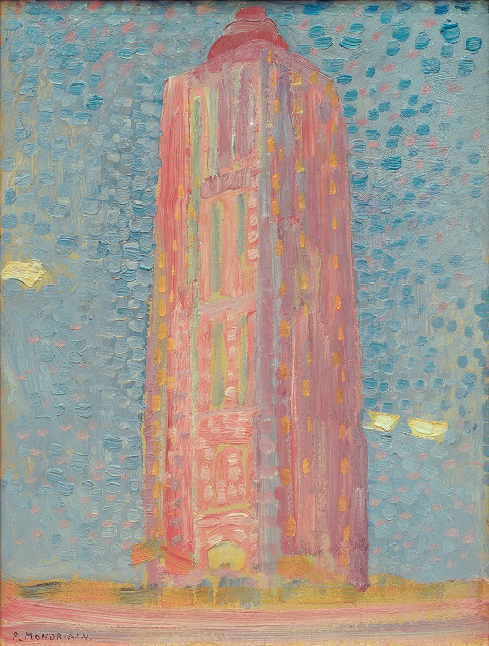 Világítótorony a Westkapelle-nél alkotó: Piet Mondrian