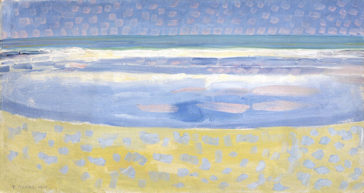 Tenger naplemente után alkotó: Piet Mondrian