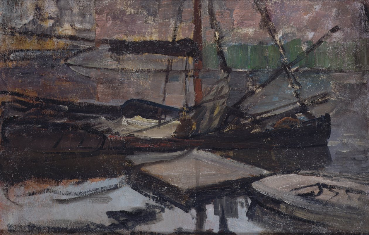 Stadhouderskade az amszterdami fogolyház közelében, 1899-1900 alkotó: Piet Mondrian