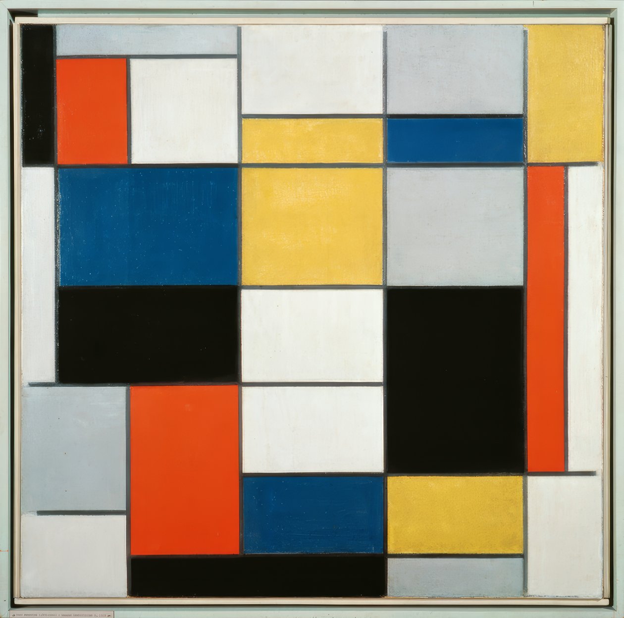 A kompozíció alkotó: Piet Mondrian