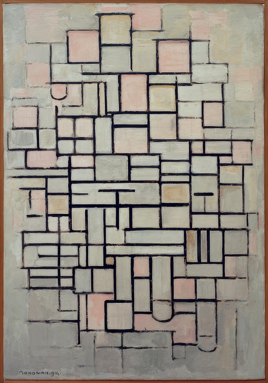Összetétel sz. IV; Összetétel 6 alkotó: Piet Mondrian