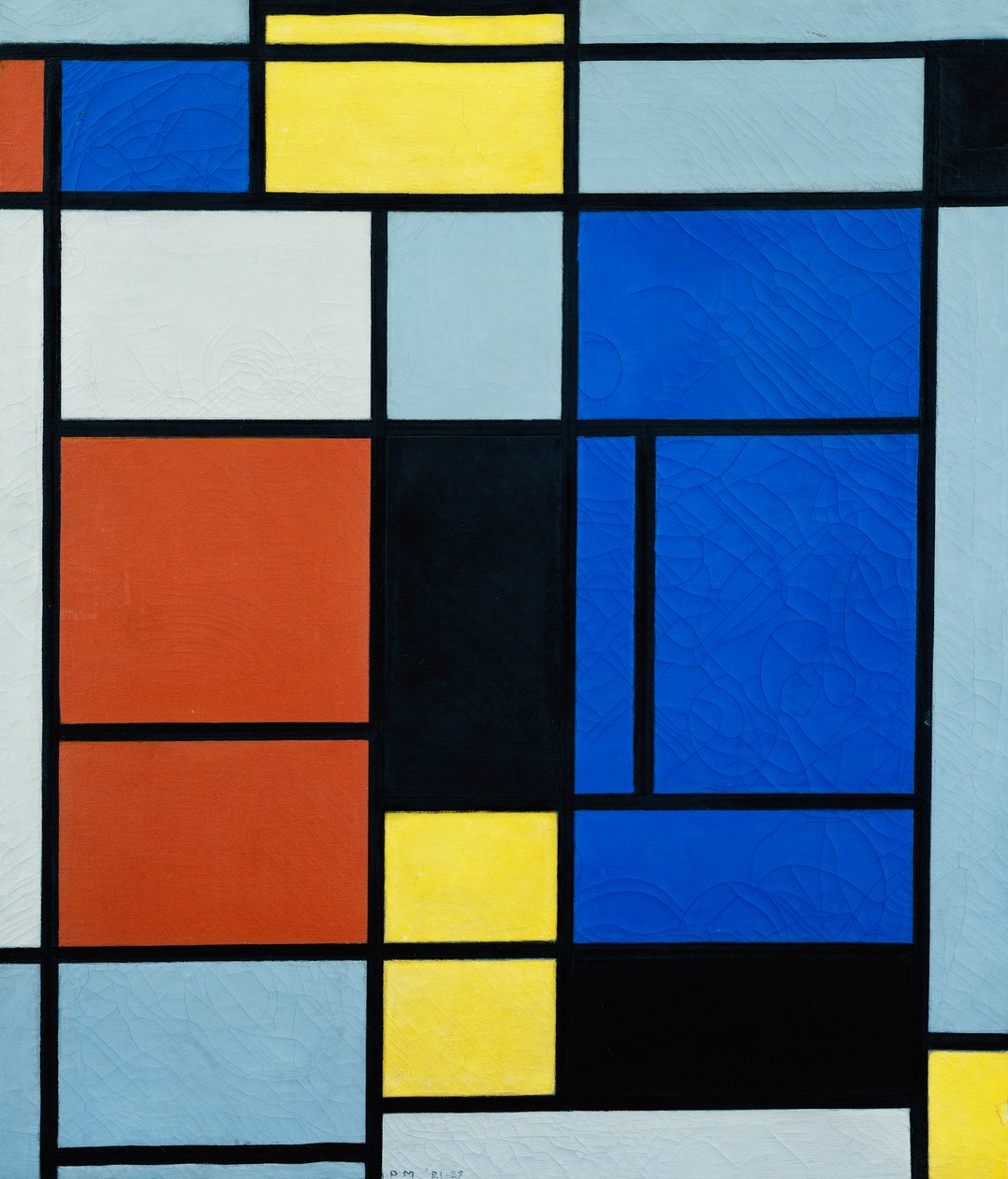 1. számú táblázat alkotó: Piet Mondrian
