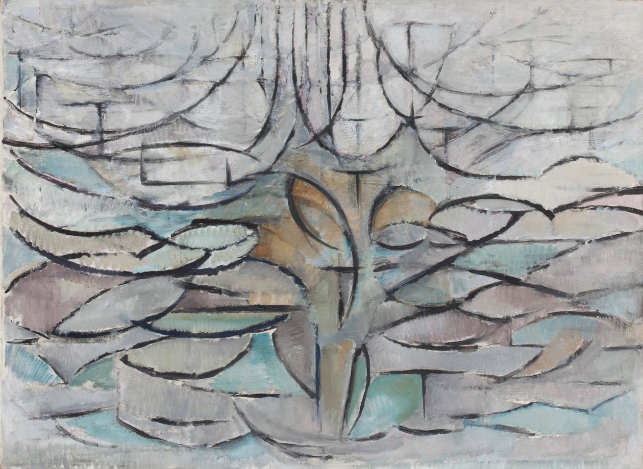 A virágzó almafa, 1912. alkotó: Piet Mondrian