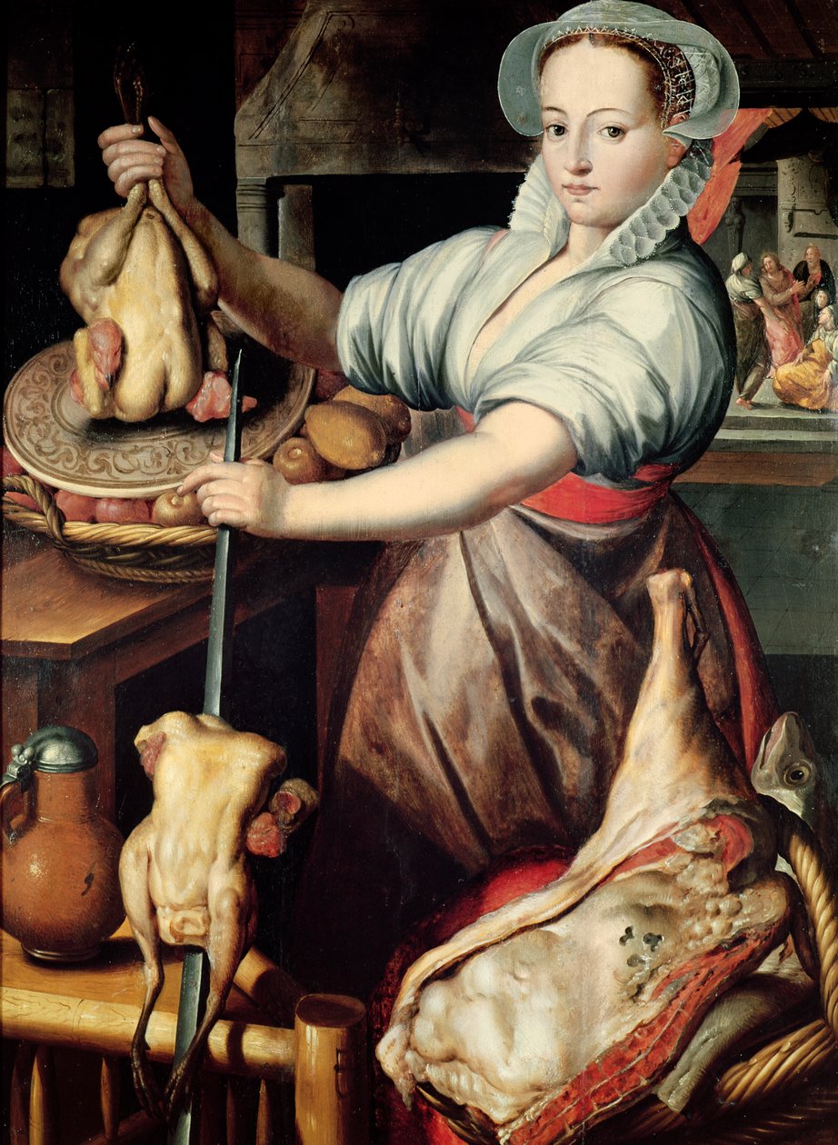 Márta vacsorát készít Jézusnak alkotó: Pieter Aertsen