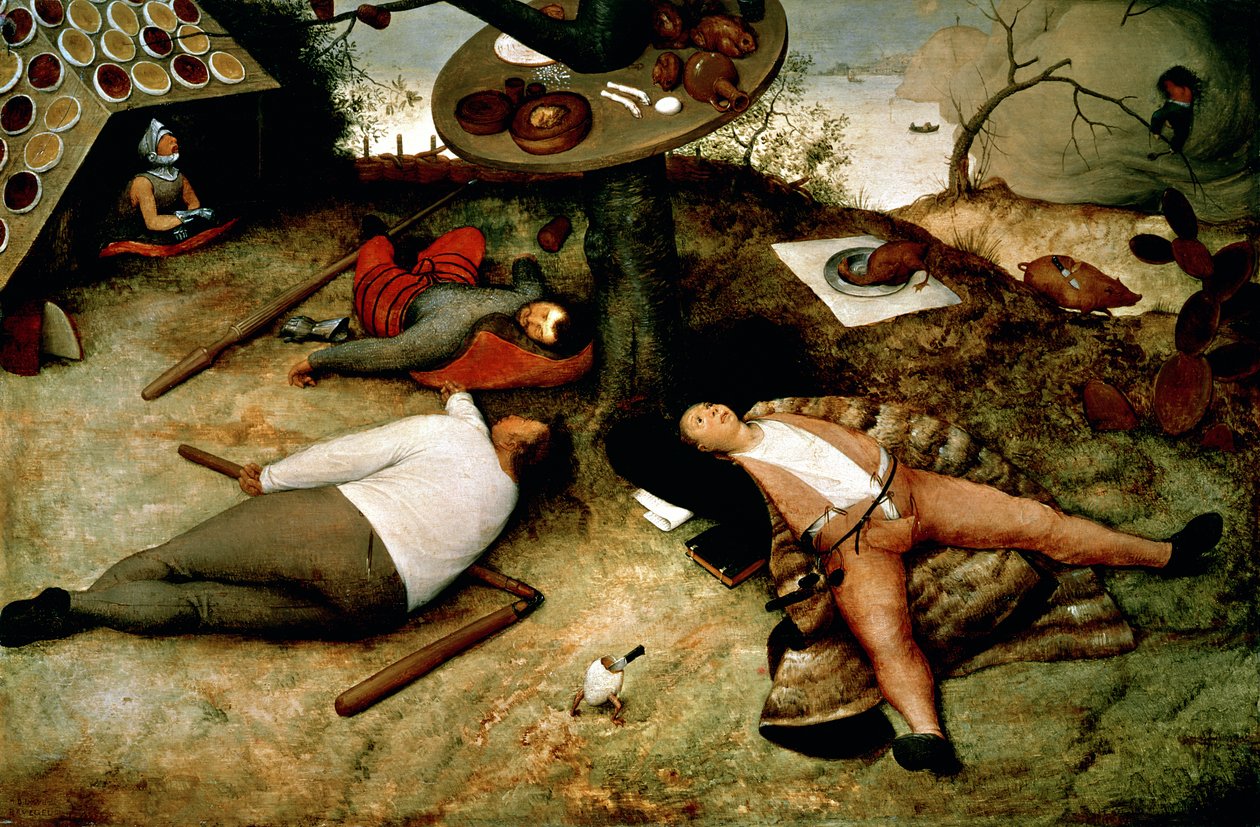 Cockaigne földje, 1567 alkotó: Pieter Bruegel the Elder