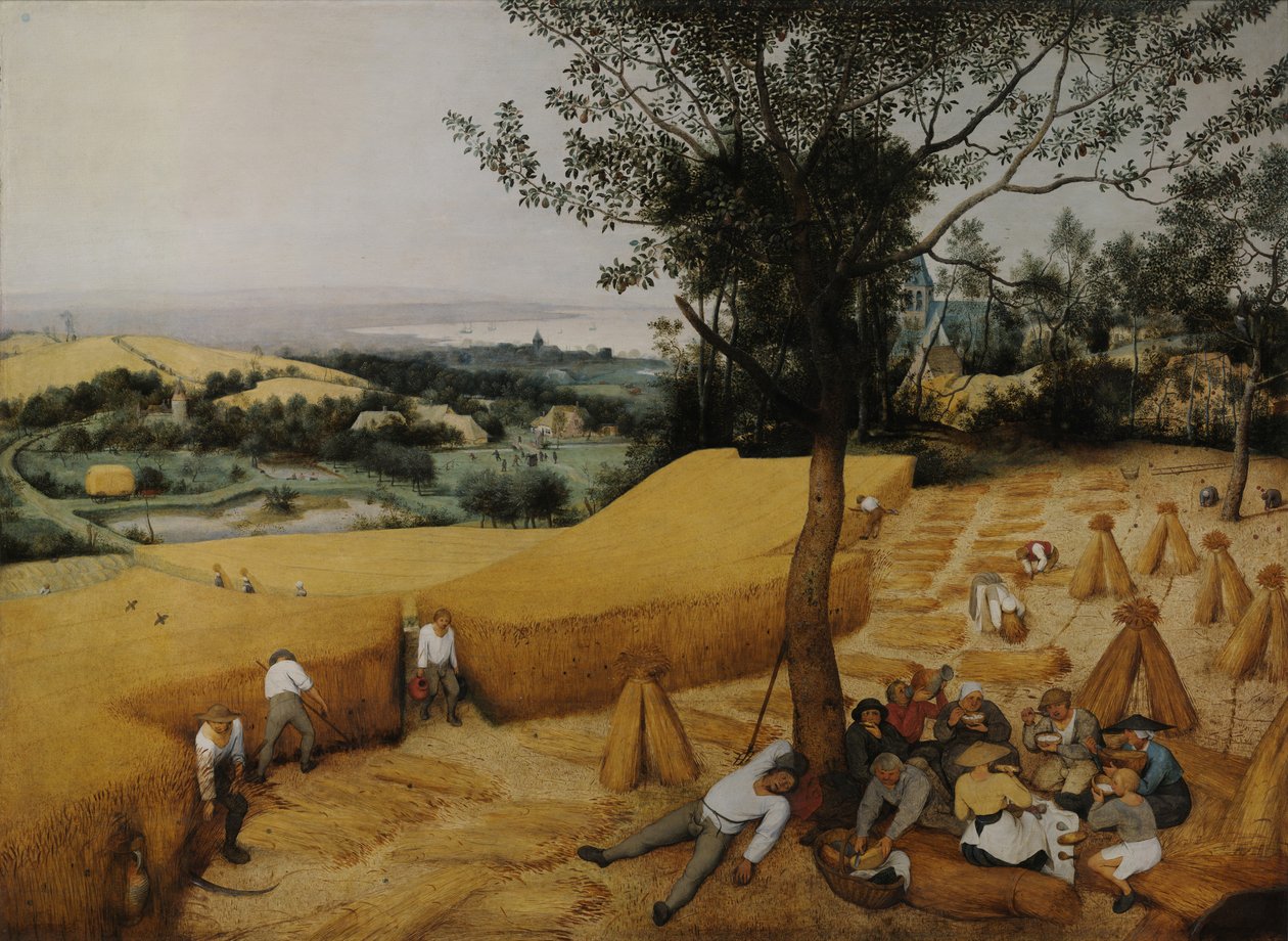 A betakarítók alkotó: Pieter Bruegel the Elder