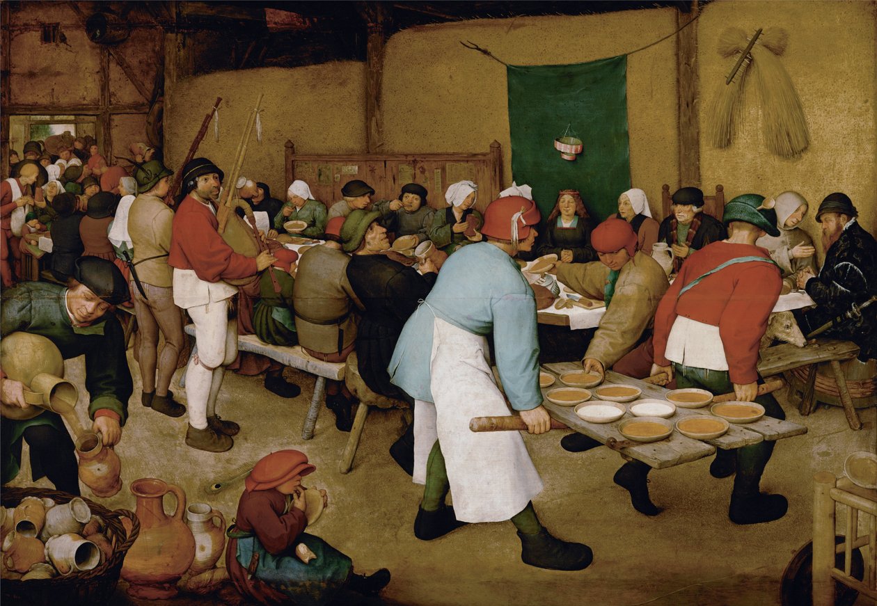 nA parasztes esküvő alkotó: Pieter Bruegel the Elder