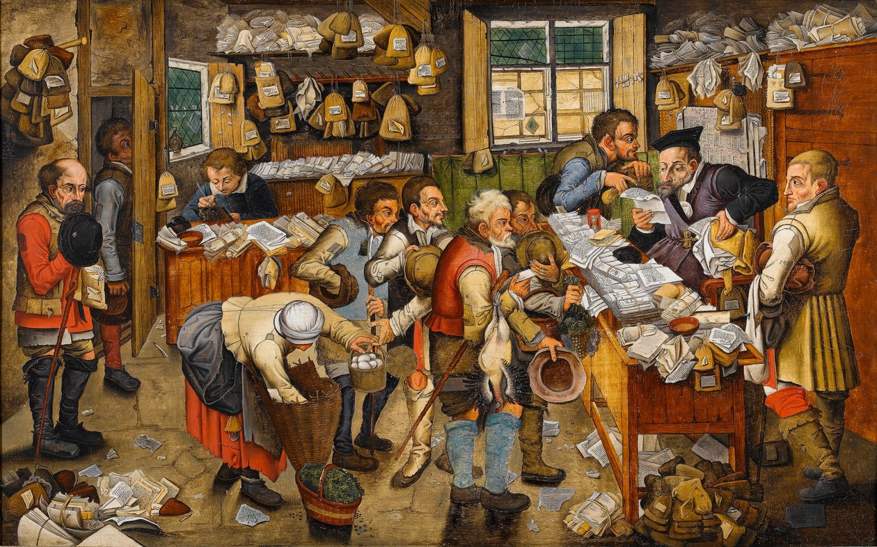A tizedek kifizetése alkotó: Pieter Brueghel the Younger