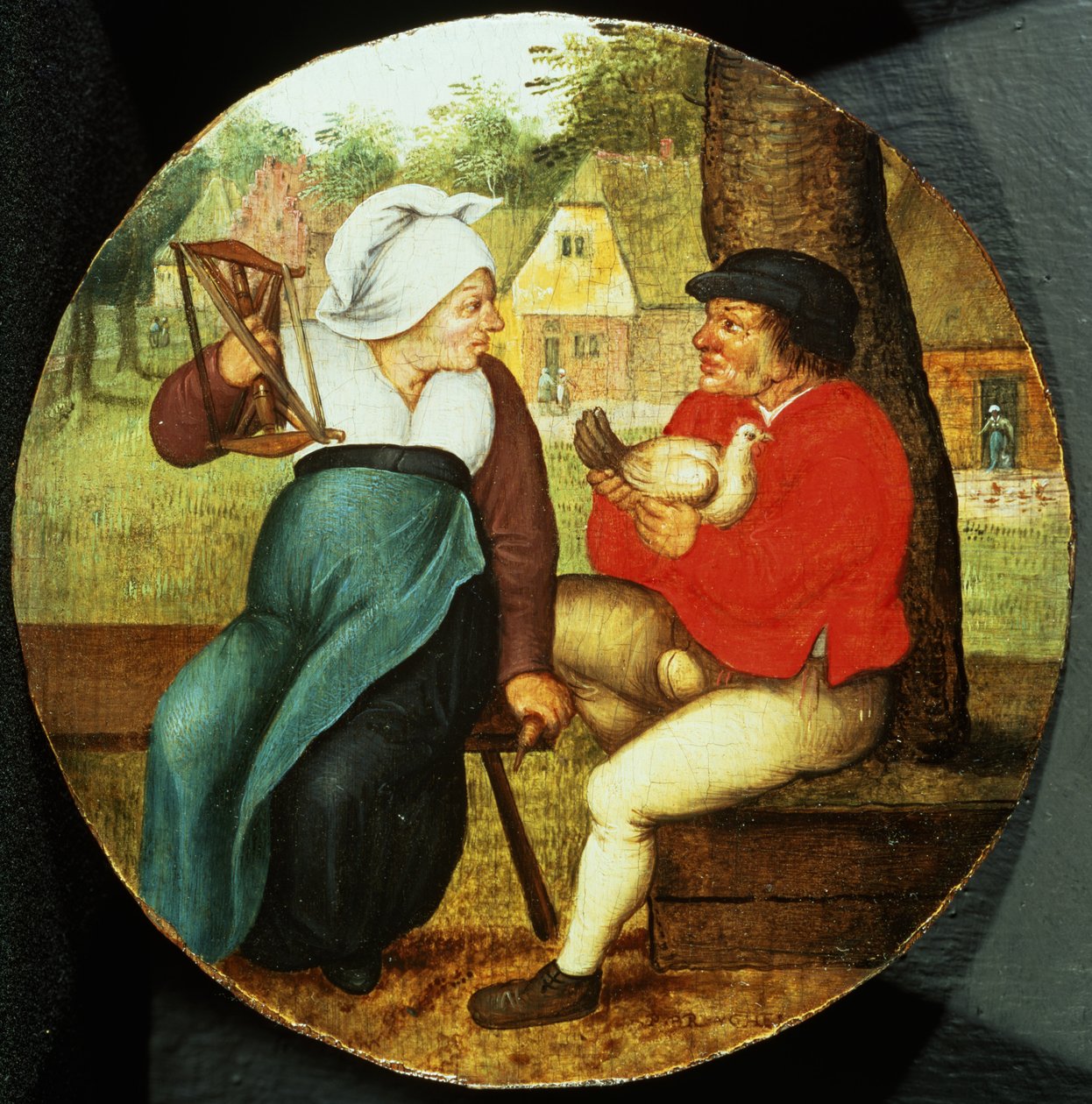 Egy flamand közmondás (panel) alkotó: Pieter Brueghel the Younger