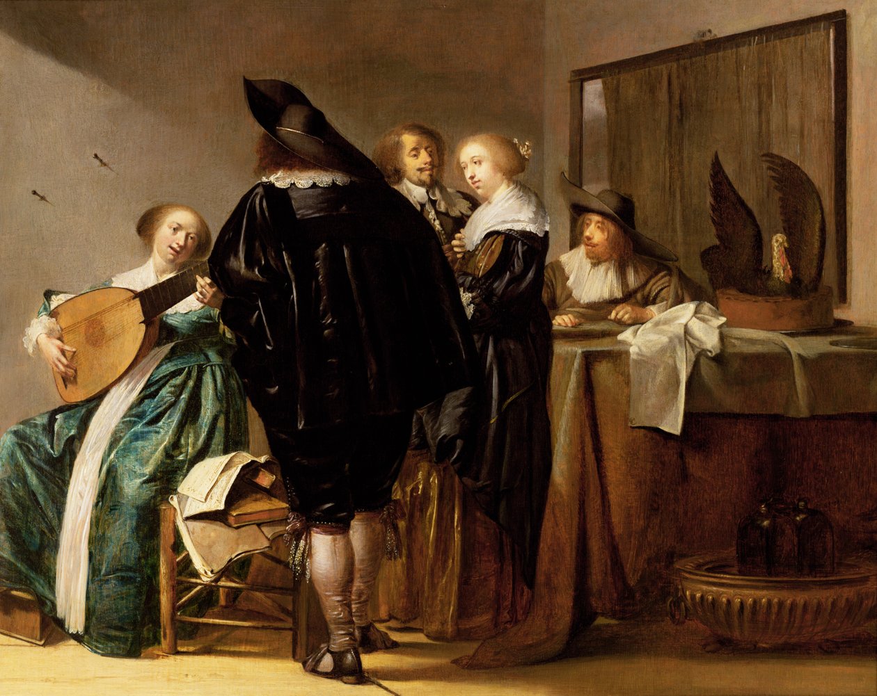 Elegáns cég a belső térben alkotó: Pieter Codde