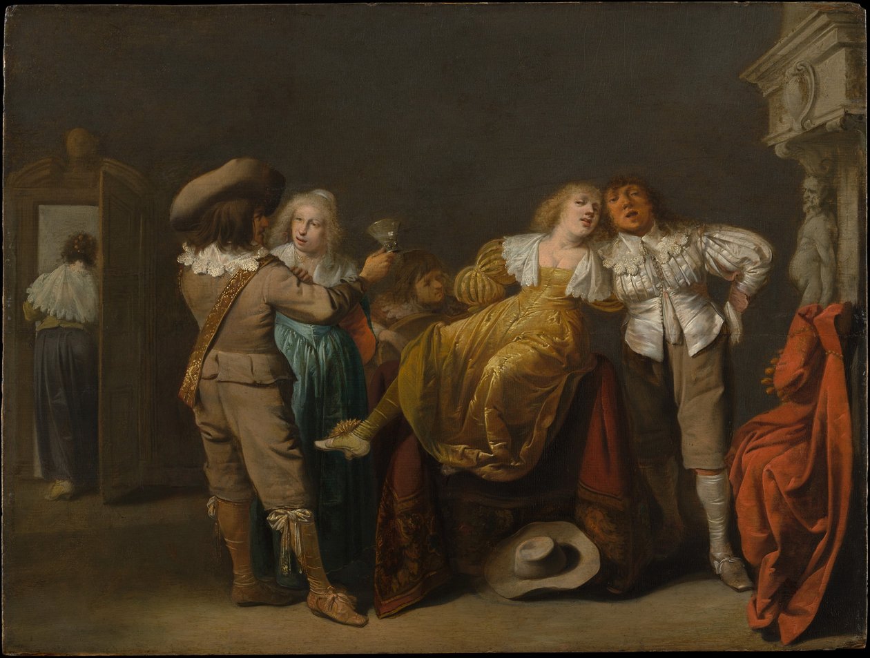 Vidámozók Pártja alkotó: Pieter Jansz. Quast