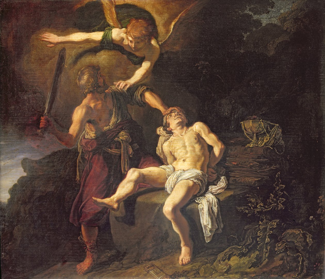 Izsák feláldozása, 1616 alkotó: Pieter Lastman