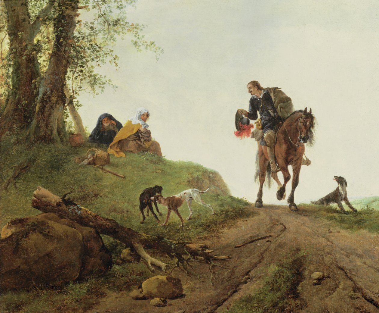 A flört alkotó: Pieter Wouwermans or Wouwerman