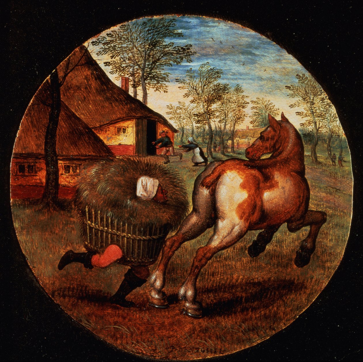 A világ fenekestül felfordult (panel) alkotó: Pieter Brueghel the Younger