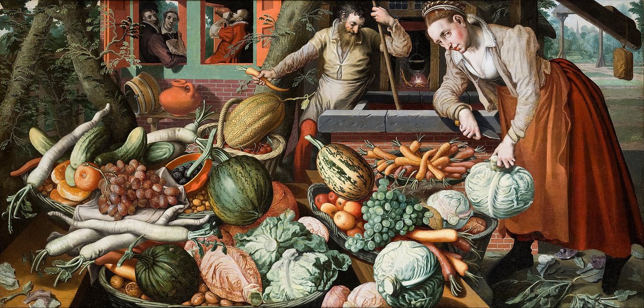 Piaci jelenet alkotó: Pieter Aertsen