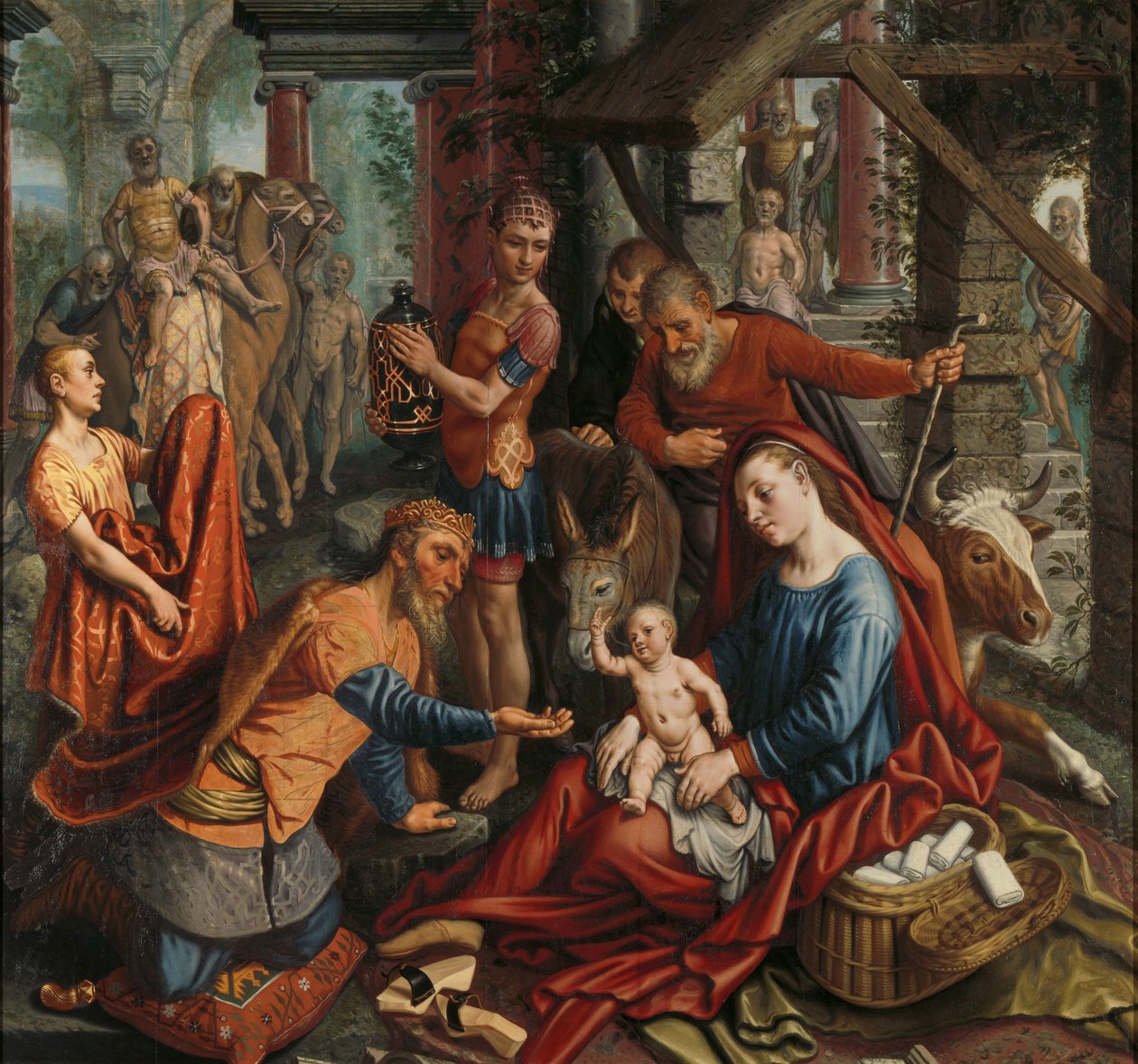 A mágusok imádása alkotó: Pieter Aertsen