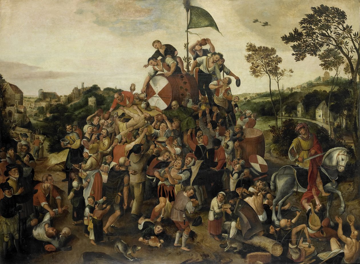 Márton napi vásártér, 1598 alkotó: Pieter Balten
