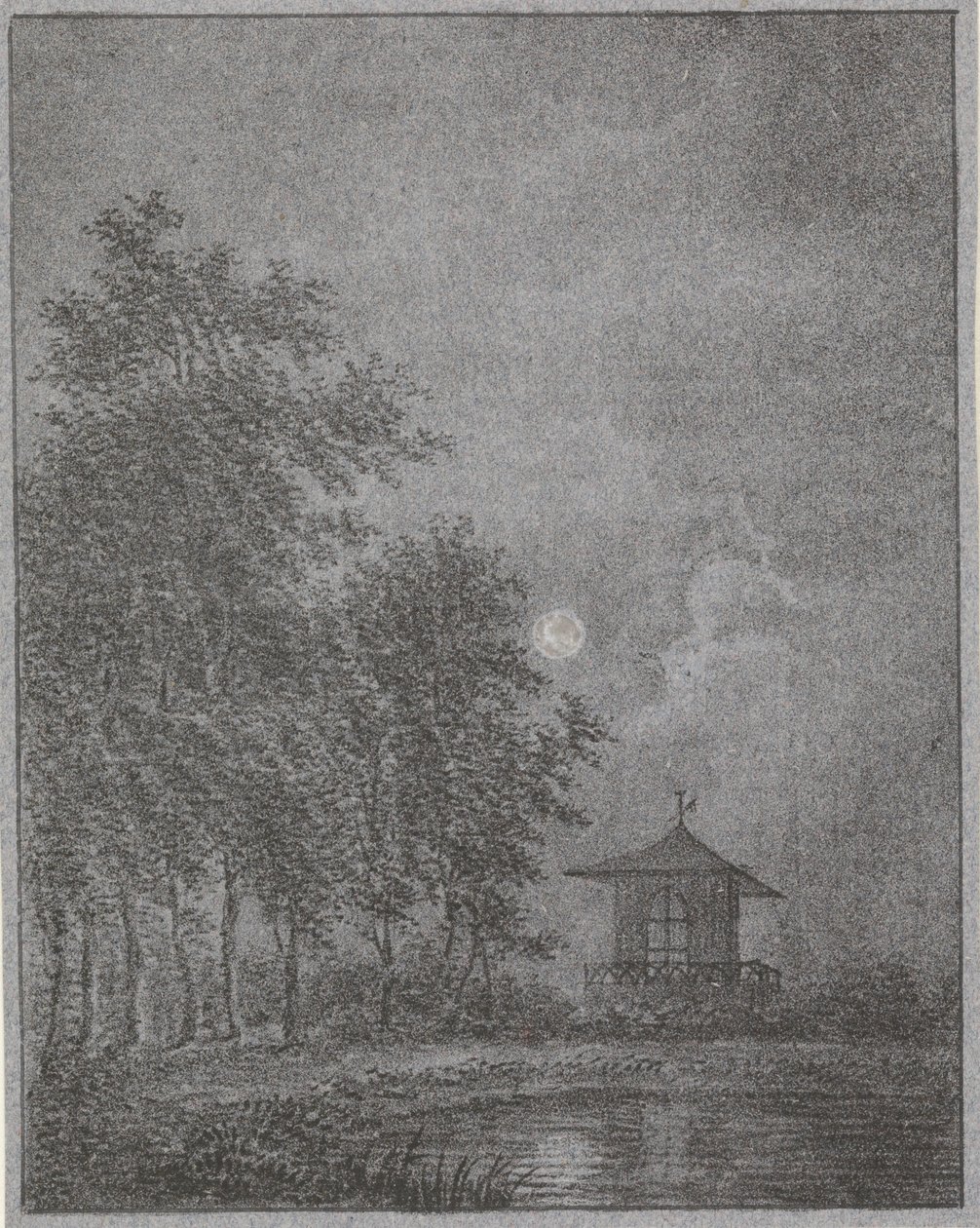 Kert holdfénynél alkotó: Pieter Bartholomeusz. Barbiers