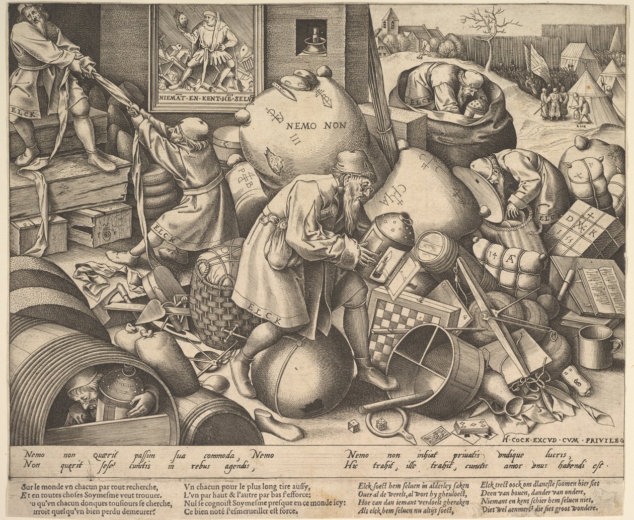 Everyman, 1558 körül alkotó: Pieter Bruegel the Elder