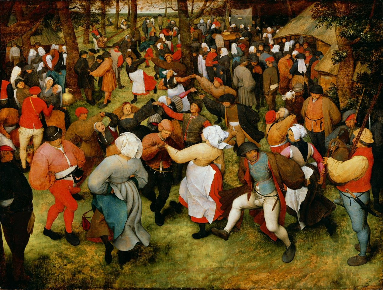 Az esküvői tánc alkotó: Pieter Brueghel the Elder