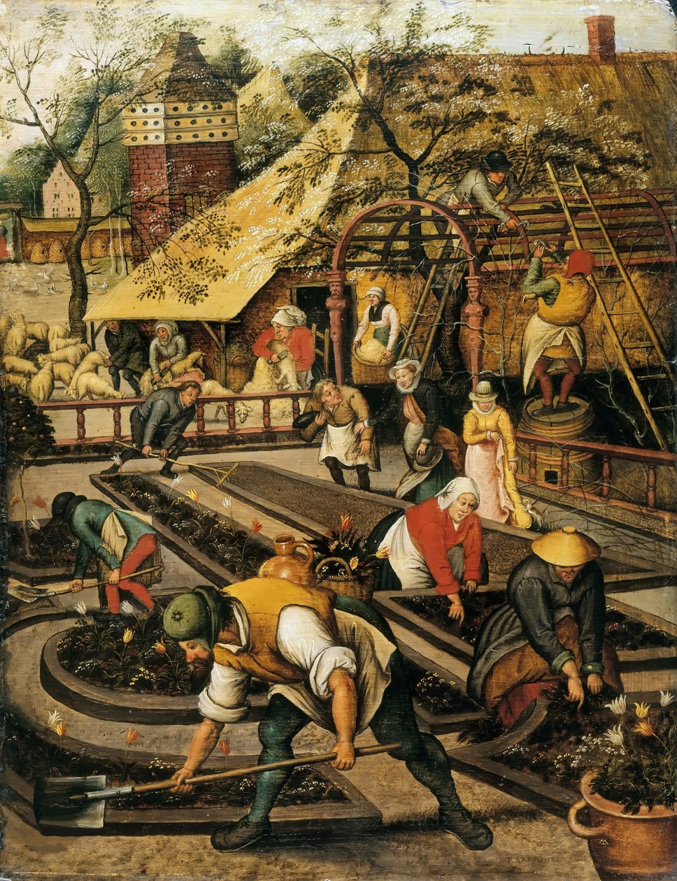 Tavaszi. alkotó: Pieter Brueghel the Younger