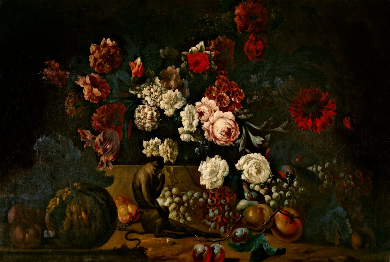 Csendélet (olaj, vászon) alkotó: Pieter Casteels