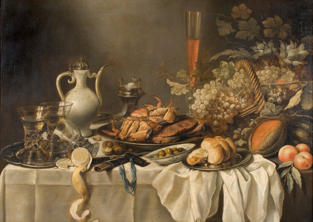 Csendélet alkotó: Pieter Claesz