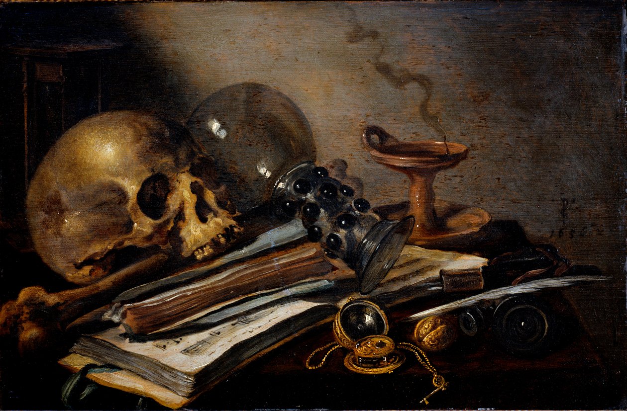 Csendélet, Vanity alkotó: Pieter Claesz