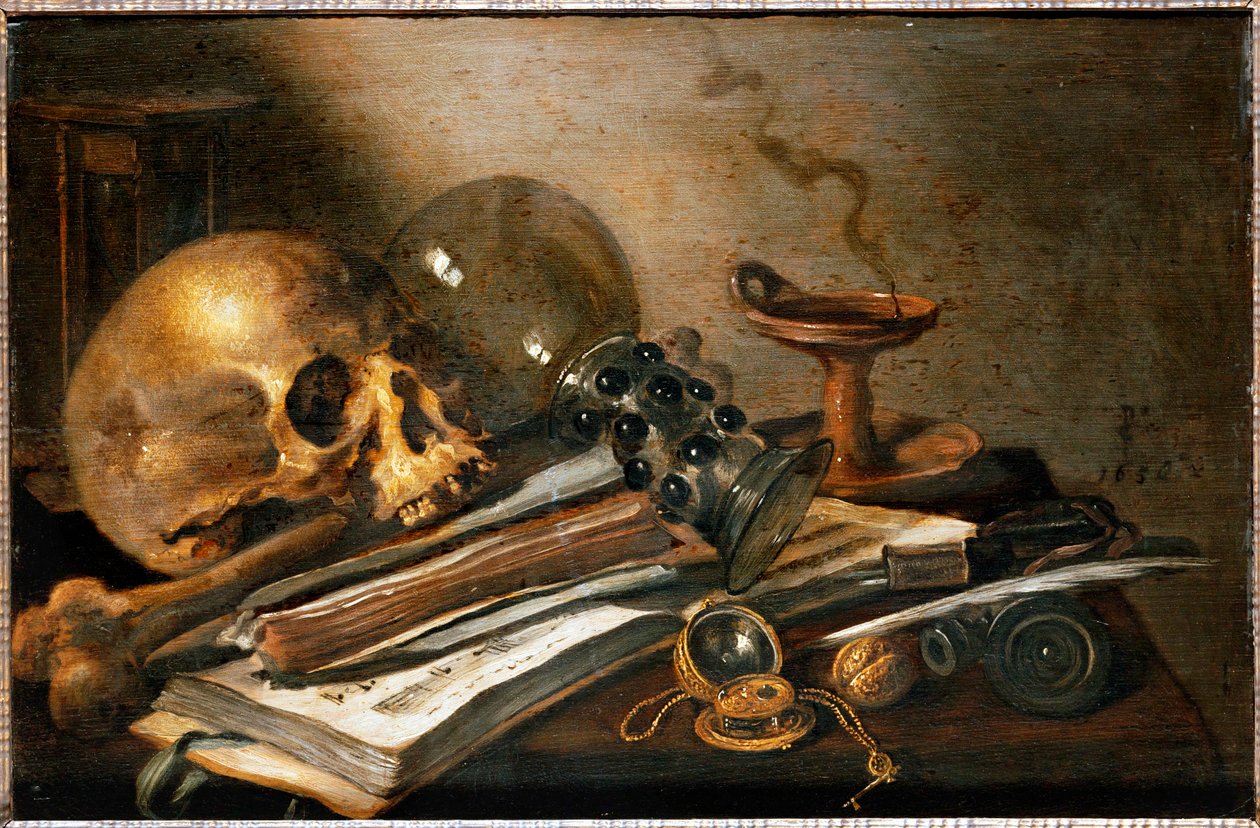 Vanitas, Csendélet alkotó: Pieter Claesz