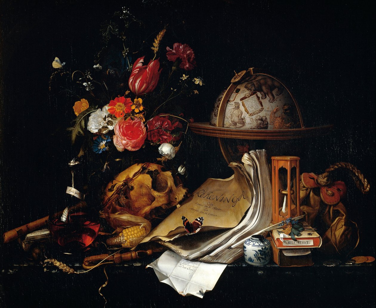 Vanitas, Pieter Claesz (1597-1660). alkotó: Pieter Claesz