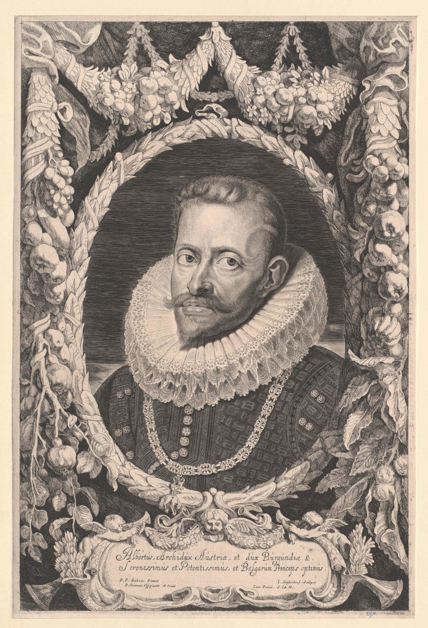 VII. Albert osztrák főherceg (nyomtatás) alkotó: Pieter Claesz Soutman
