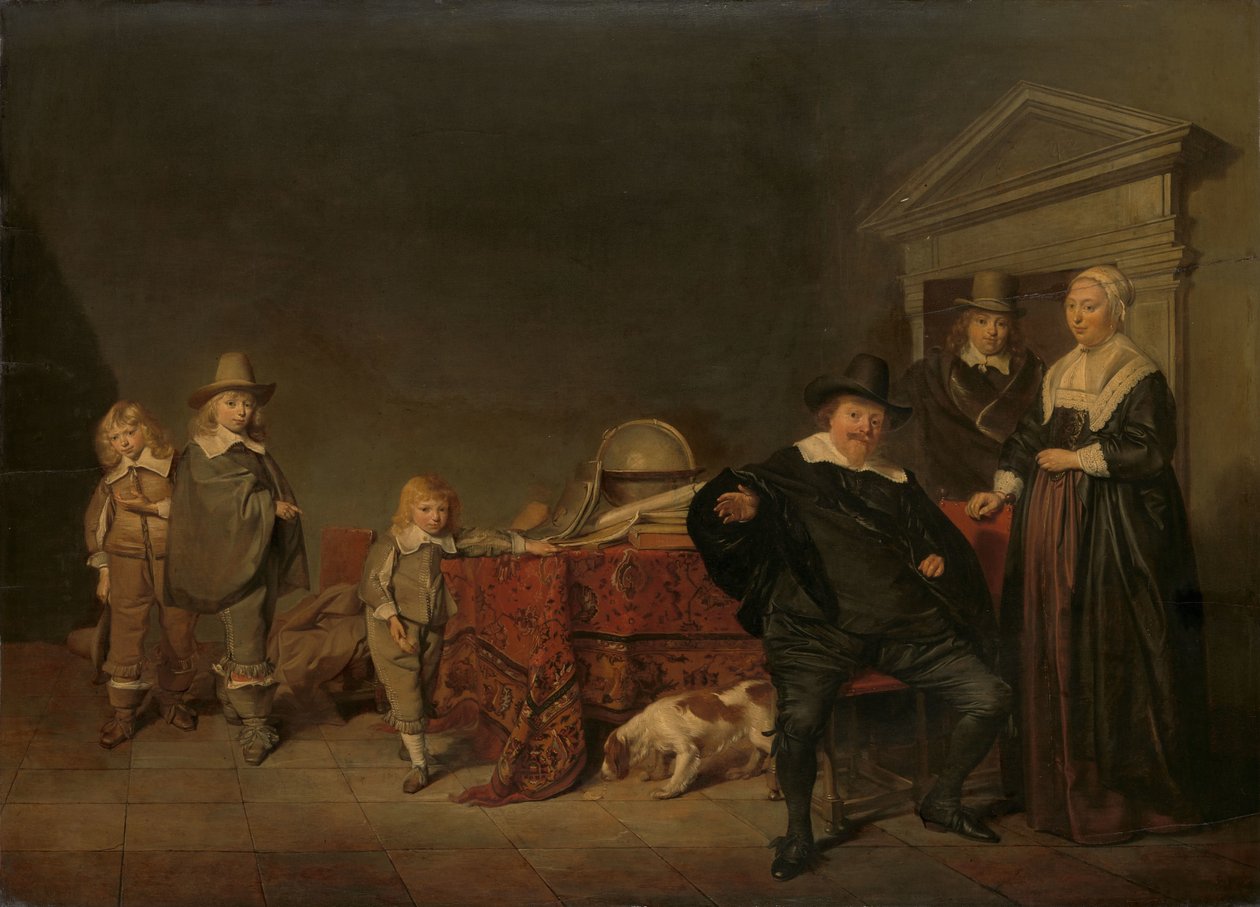 Családi csoport alkotó: Pieter Codde
