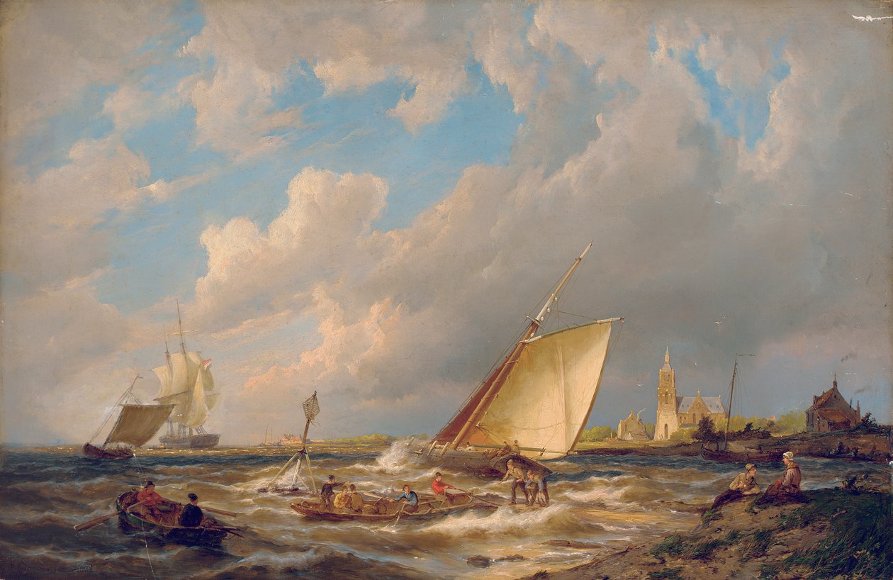 Maassluis, Hollandia alkotó: Pieter Cornelis Dommerson