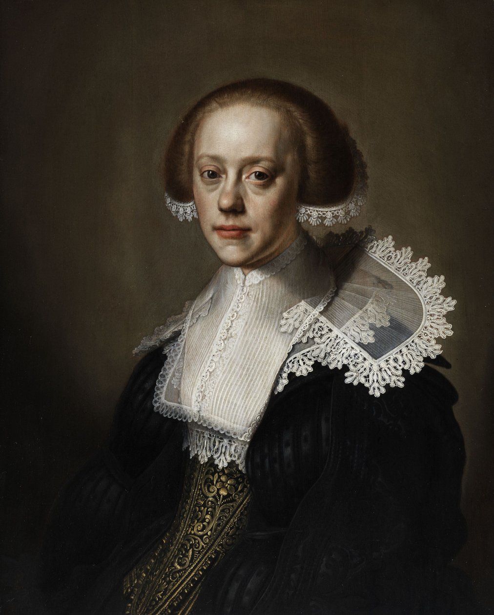 Egy hölgy portréja alkotó: Pieter Dubordieu