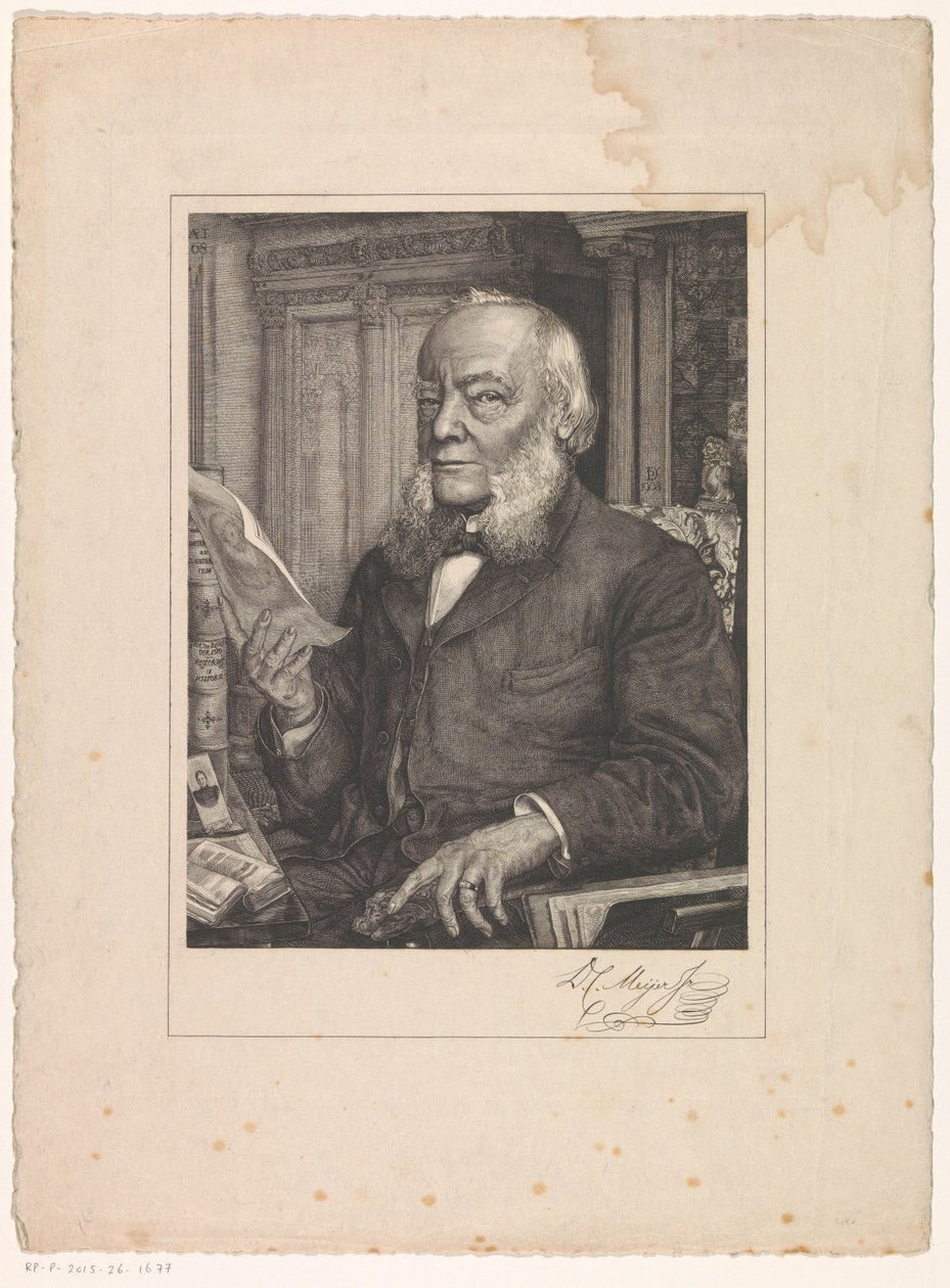 Dirk Christian Meijer Jr. portréja. alkotó: Pieter Dupont