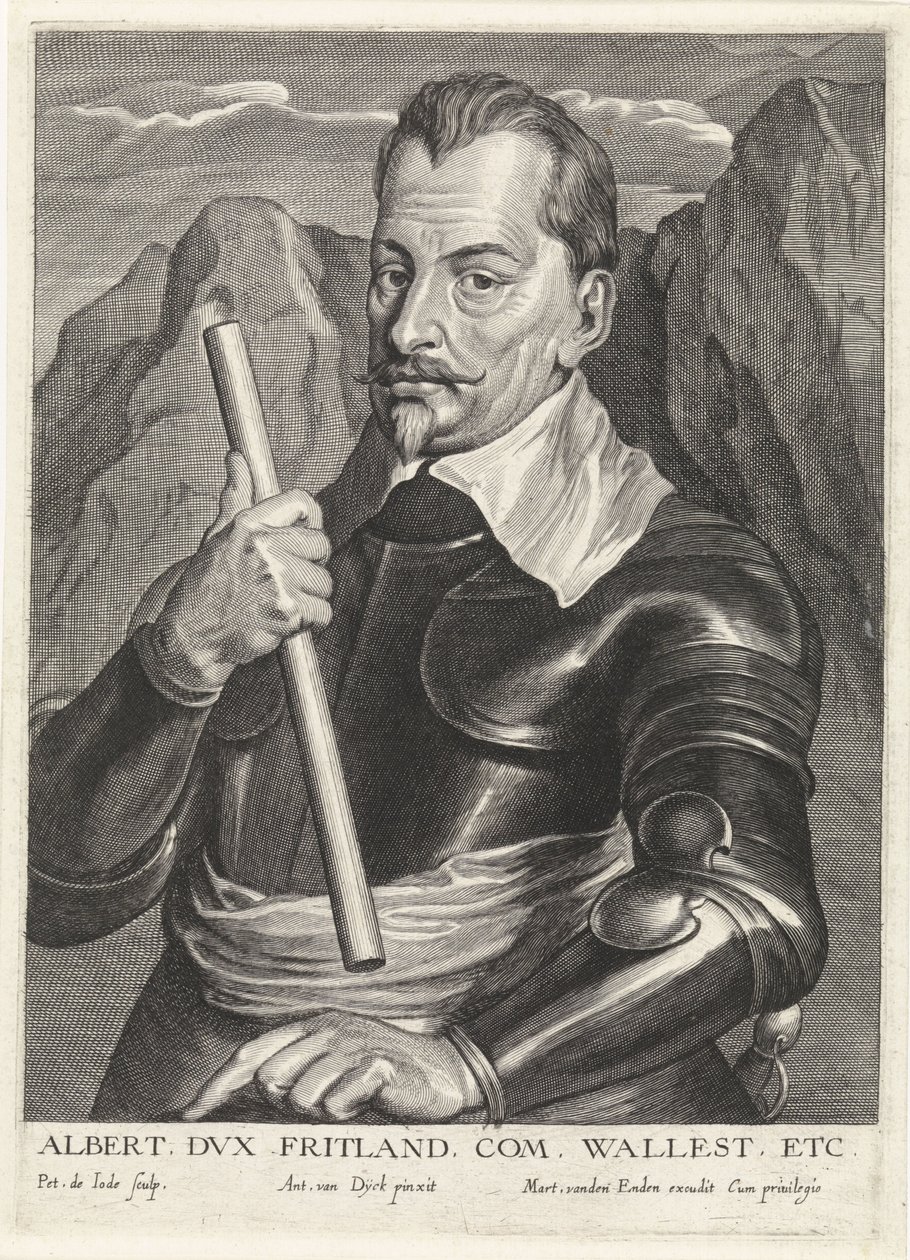 Wallensteini Albrecht 1583-1634, 1630 körül alkotó: Pieter I Jode de