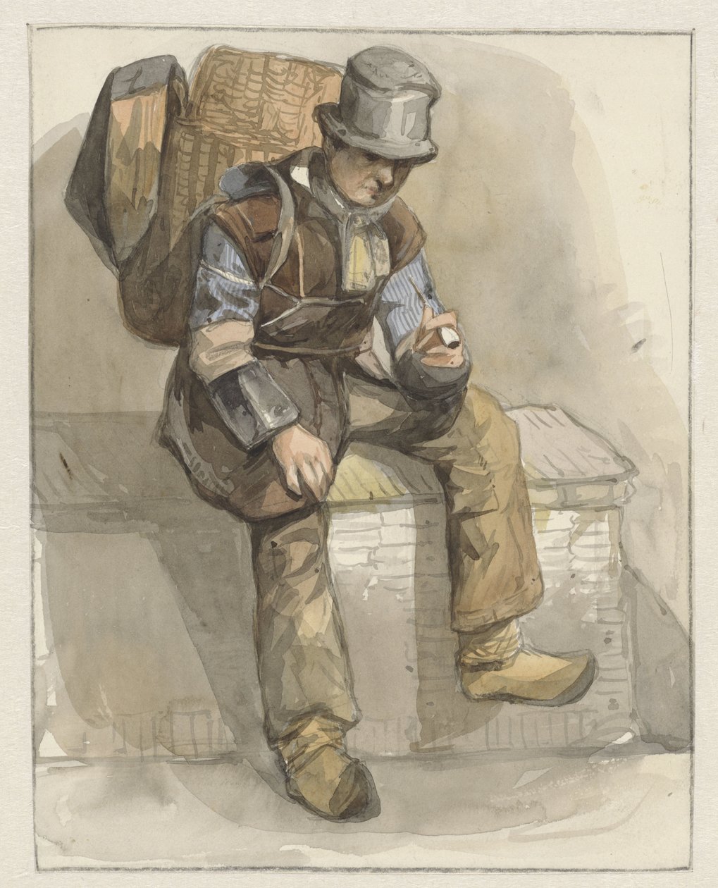 Ülő házaló alkotó: Pieter Marinus van de Laar (attributed to)