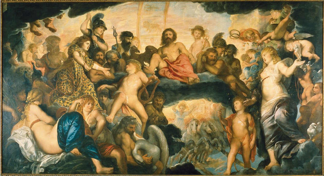 Az Istenek Tanácsa. alkotó: Pieter Paul Rubens