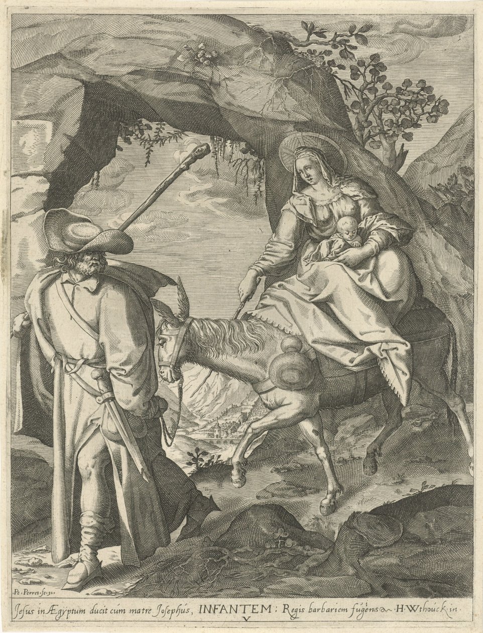 Repülés Egyiptomba alkotó: Pieter Perret