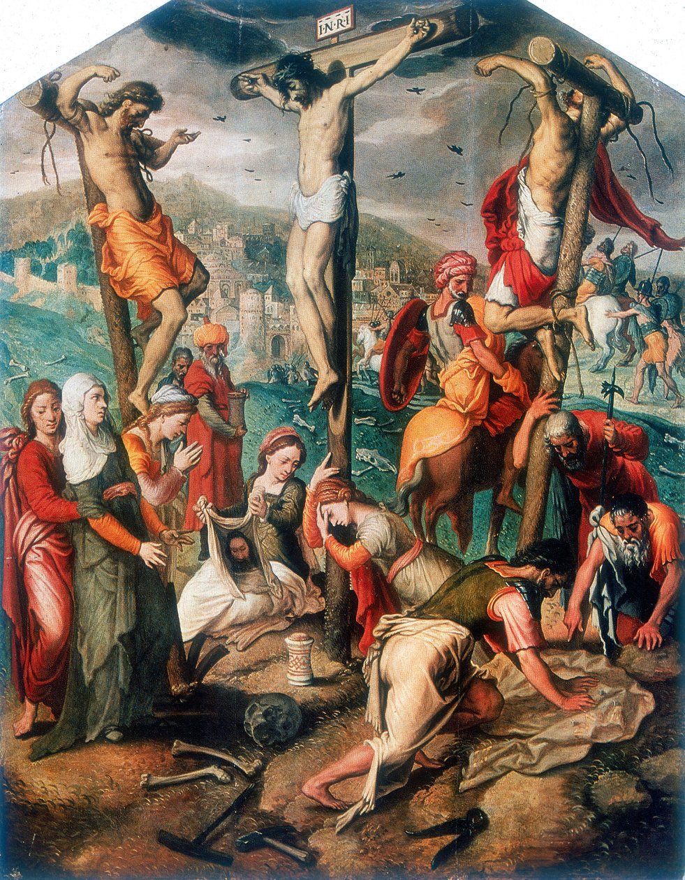 „Kálvária”, 16. század vége alkotó: Pieter Piertsz the Elder