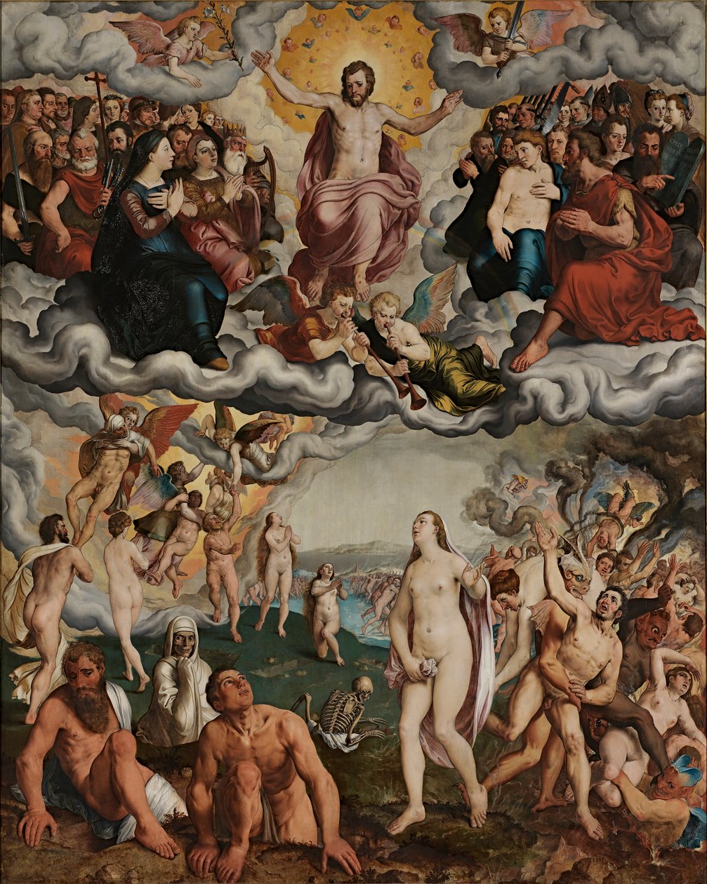 Az utolsó ítélet, 1551. alkotó: Pieter Pourbus