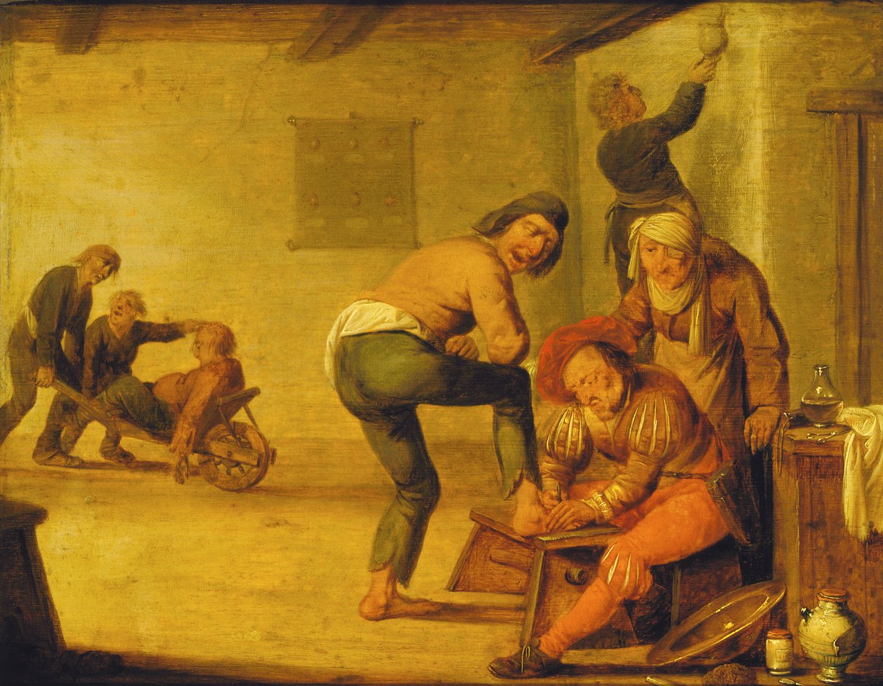 A falu sebésze, 1633. alkotó: Pieter Quast