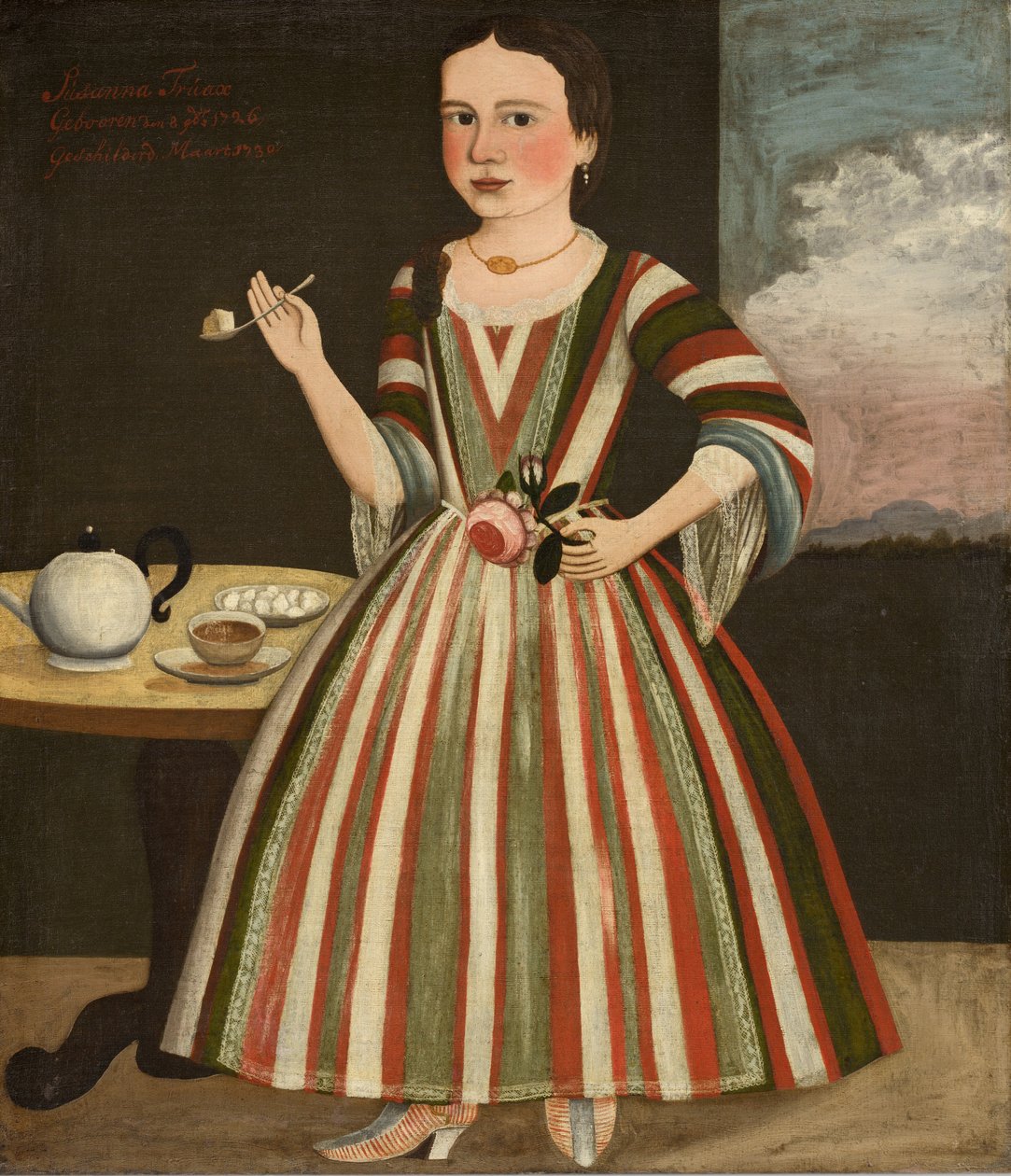 Truax Susanna, 1730. alkotó: Pieter Vanderlyn