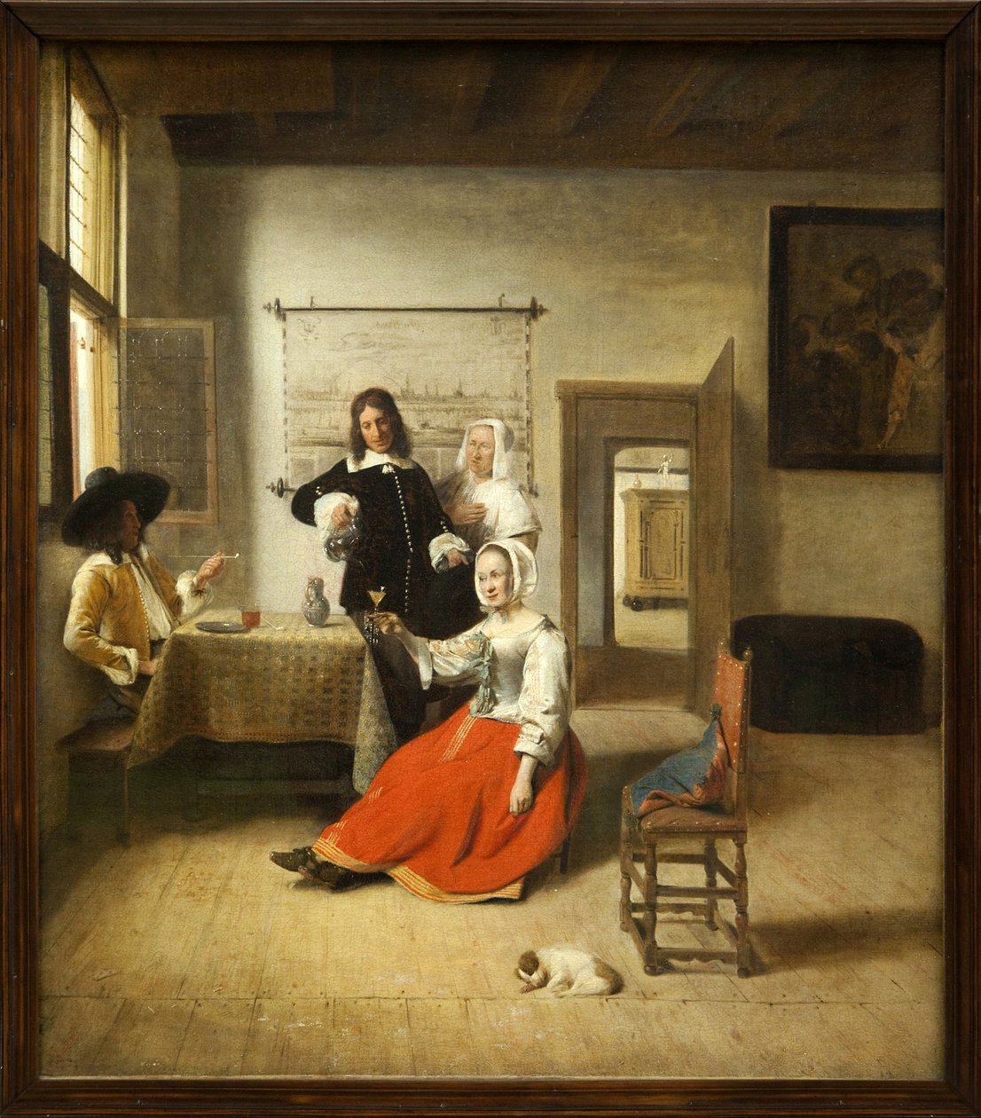 Az ivó alkotó: Pieter de Hooch