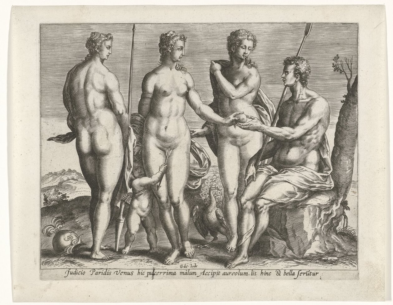 Párizs ítélete alkotó: Pieter de Jode (I)