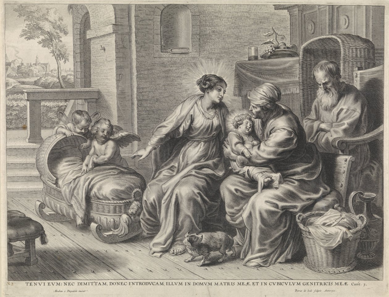 Szent Család és Szent Anna alkotó: Pieter de Jode (II)